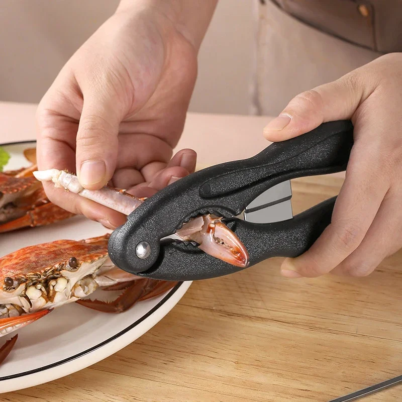 جراد البحر المفرقع كراب مخالب المقشر الجوز كليب جراد البحر المشبك كماشة كليب المنزل أدوات المطبخ المأكولات البحرية 4 قطعة أدوات المواد الغذائية البحرية الإبداعية