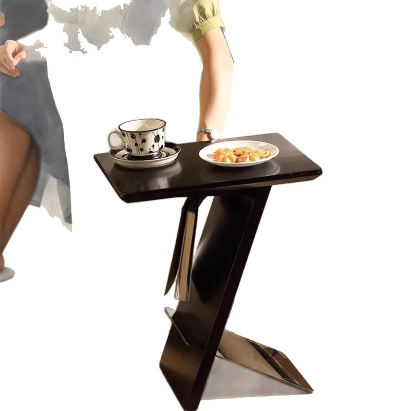 

Fuzhong antique solid wood sofa side few bedside lockers table small coffee table movable