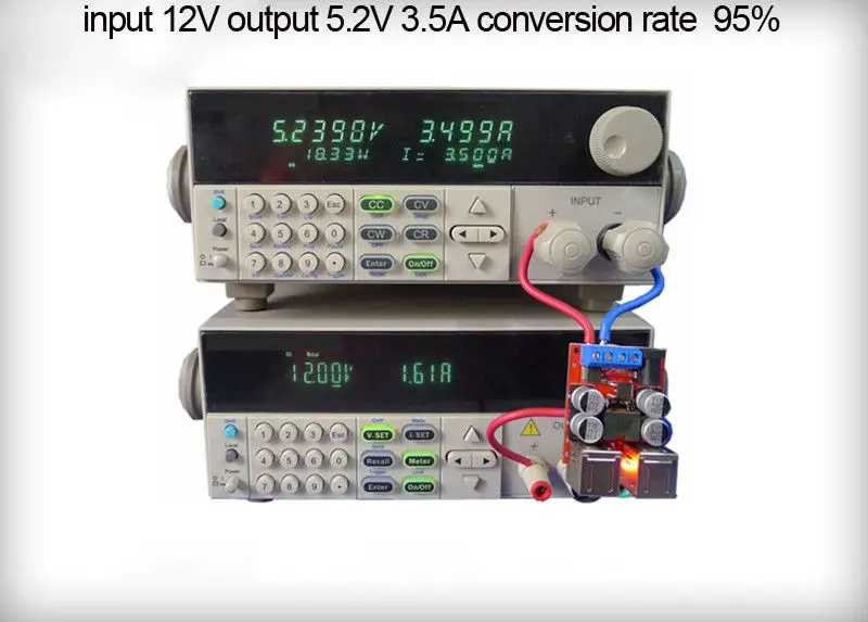 8A 40W DC-DC 8V-35V 12V 24V 5V 전원 벅 컨버터 모듈 4 허브 USB 자동차 충전 배터리 충전기 모듈