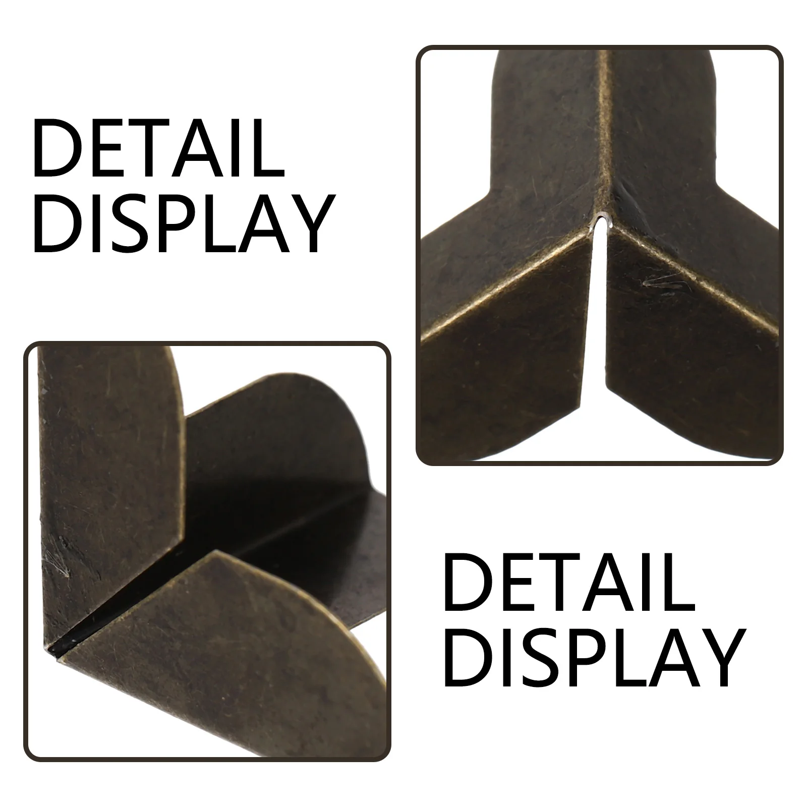 

Box Corner Protectors Iron Vintage Style Durable Furniture Accessories Case Guards Jewelry Box Project Protection