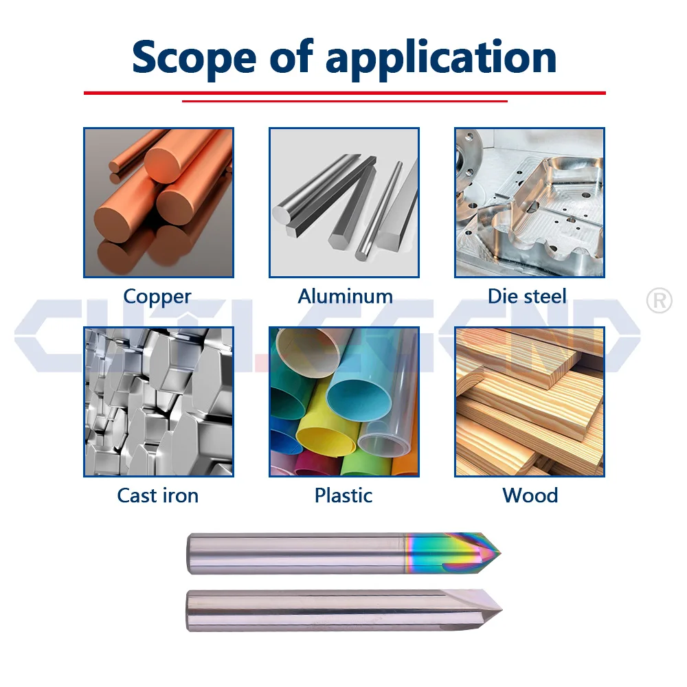CUTLEGEND Chamfer Milling Cutter Carbide Corner Countersink Chamfering Mill Deburring Edges V Grove Router 60 90 120 Degree