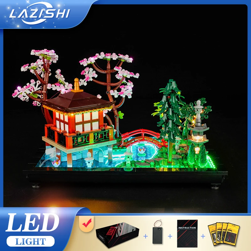 Lazishi LED Light 10315 Set Suitable for Tranquil Garden Building Blocks Gift (Lighting Accessories Only)