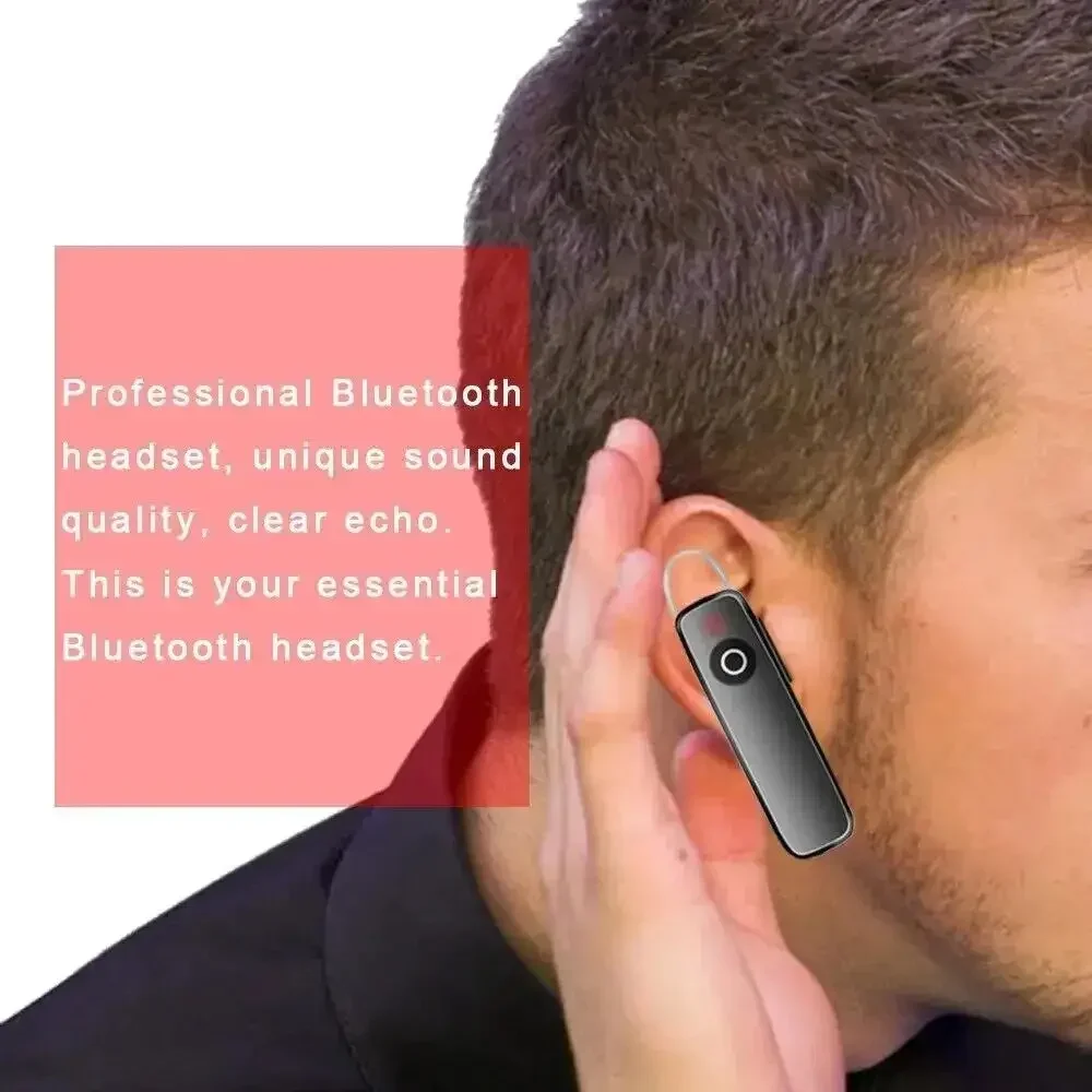 Bluetooth Headset Stereo Wireless Earplug Noise Reduction Unilateral Business Headset Tws Mini Portable M165 4.0 Sports image 6