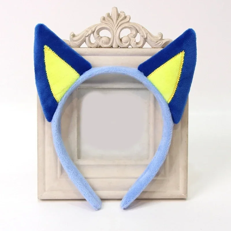 Diadema de anime Bluey para fiesta de cumpleaños para niños, diadema de bingo, diadema de oreja de perro, tocado de fiesta, accesorios de Anime para