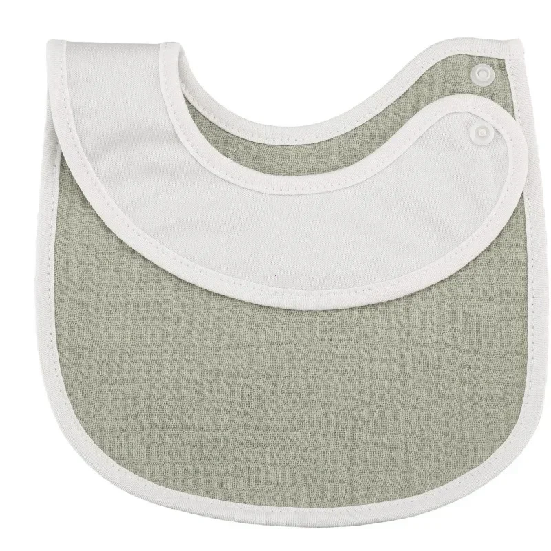 Bavoirs imperméables en coton pour bébé, serviette de salive douce pour nouveau-né, bandana pour enfants, garçons et filles, 2 pièces par ensemble