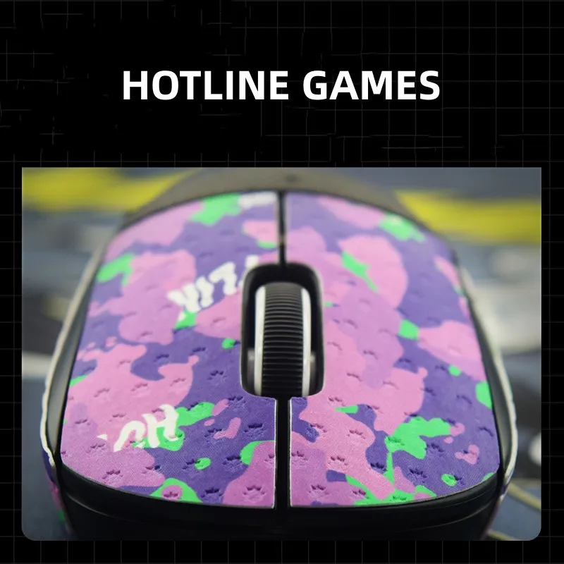 Hotline Games Colorful Mouse Grips Tape for Logitech G PRO X Superlight Wireless Gaming Mouse Anti-slip Tape Easy to Apply