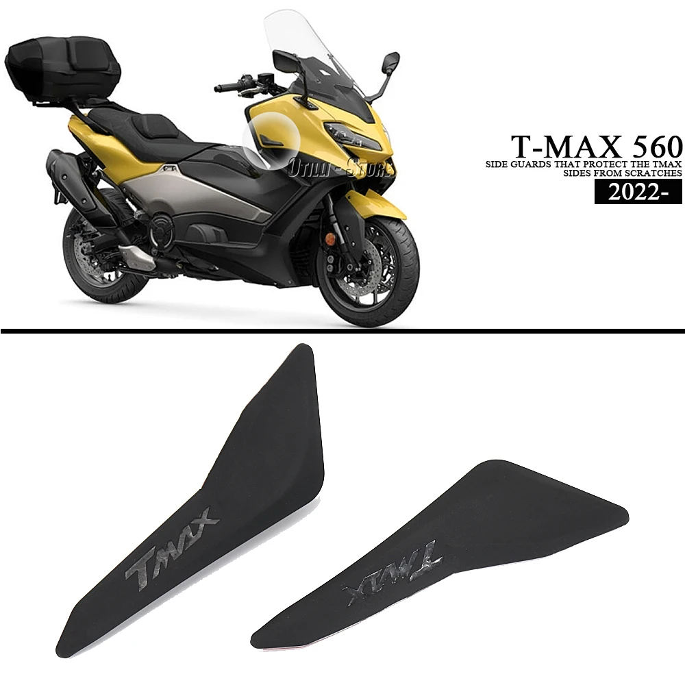 

2022 2023New Scrape Guard Side Guards Edge Protector Sticker Protective Strip For YAMAHA T-MAX 560 T-MAX560 TMAX 560 TAMX560