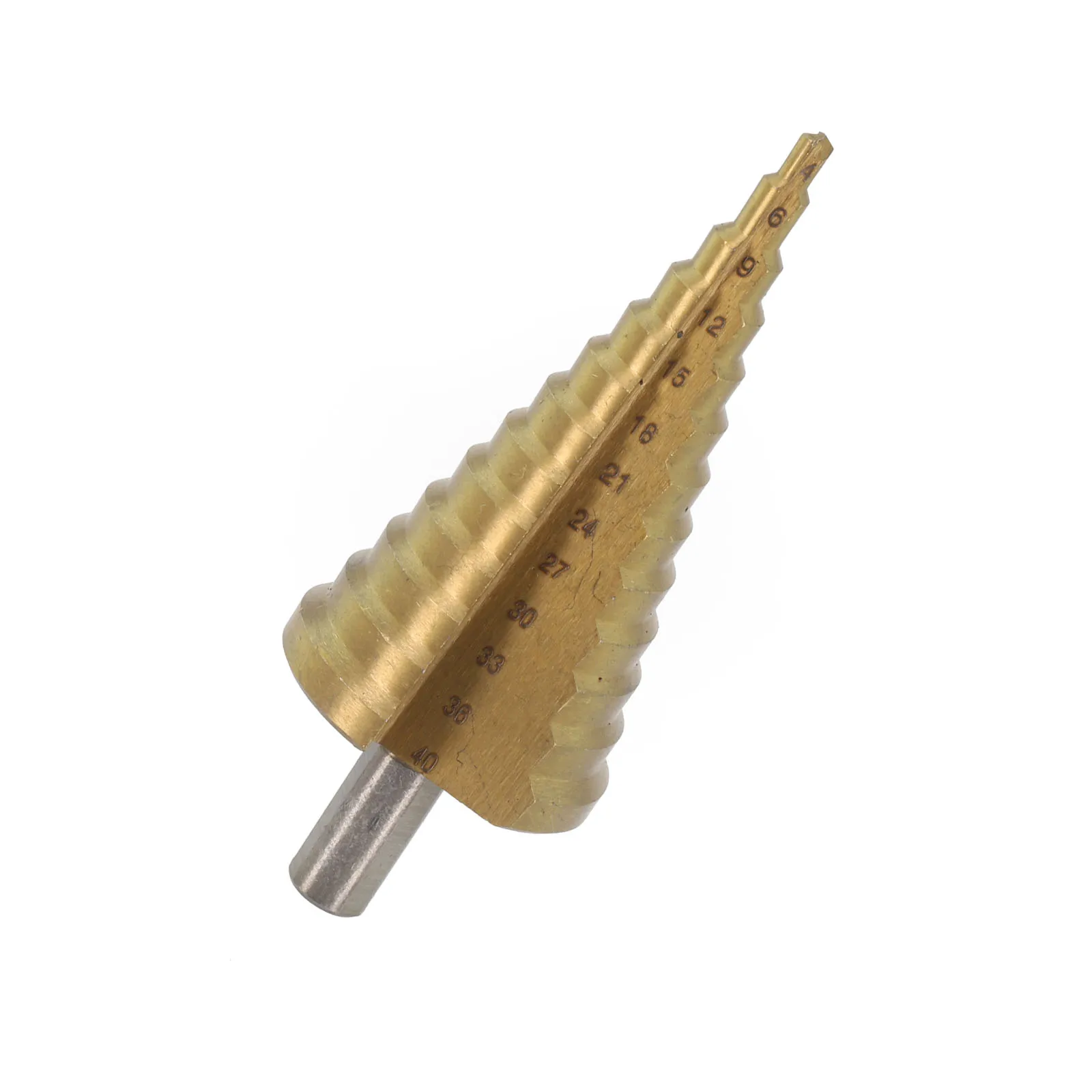 Step Drill Tool Drill Bit 10×105mm 1PC 4-40mm HSS Triangle Shank Power Tools Reaming Replacement Accessories New