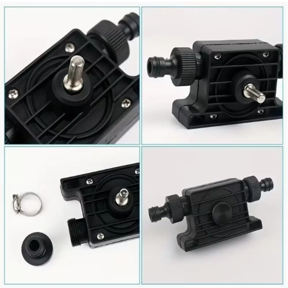 

Mini Handheld Drill Pump Compact Portable Electric Water Transfer Tool 8mm Shank Connectors Set Self Priming Transfer Pump