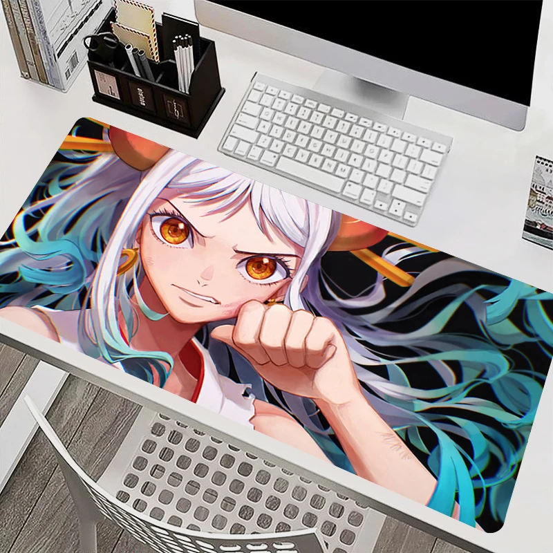 Mouse Pad PC Accessories Keyboard Pad Office Desk Mat Anti Slip Mousepad Rubber Tablet Pad One Piece Yamato Gaming Extended Pad