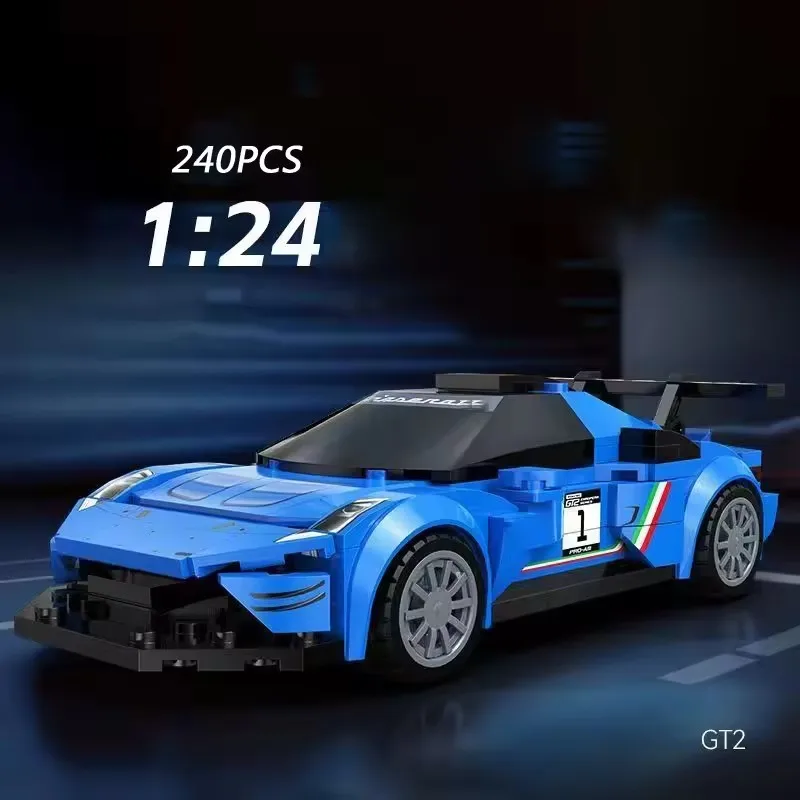 

1:24 MOC Cada GT2 Sport Car Building Blocks Assembly 787B Racer Vehicles Construction Set Educational Toys Kids Adults Gifts
