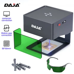 DAJA incisore Laser CNC fai da te DJ6 macchina per incisione Laser 3000mw veloce Mini Logo Mark stampante Cutter lavorazione del legno legno plastica