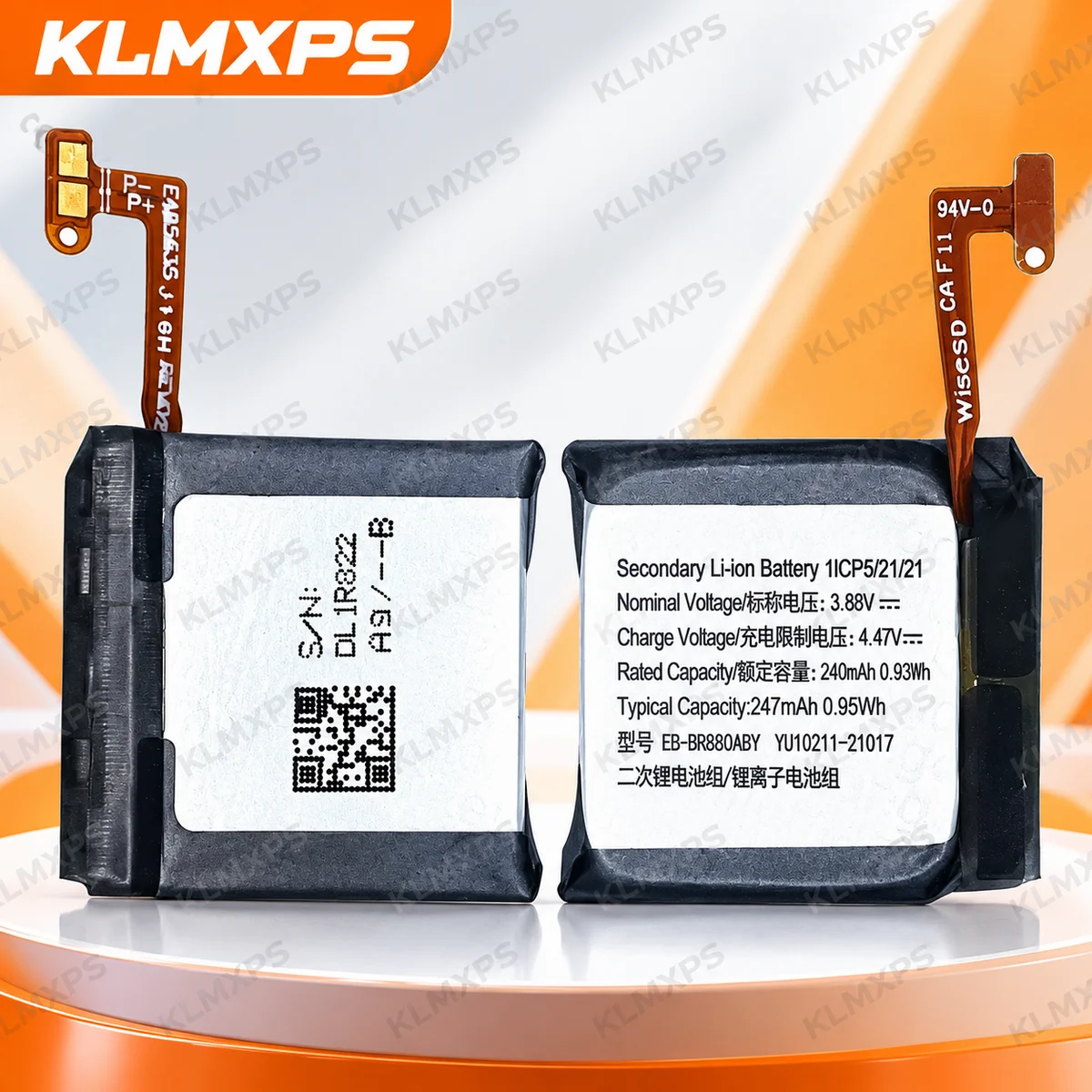 Replacement Battery EB-BR880ABY EB-BR890ABY for Samsung Galaxy Watch 4 40mm 42mm 44mm 46mm R870 SM-R875U Repair Part