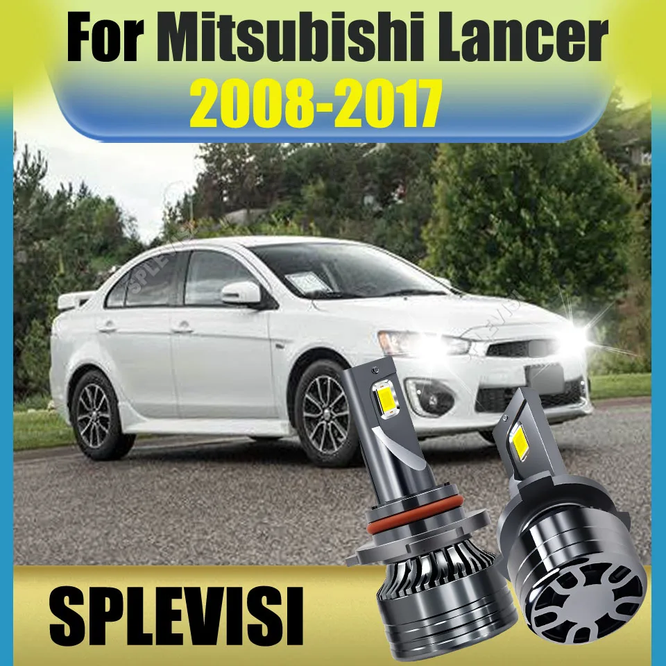 High-Low Beam Bulbs 12V Turbo Lamp Extended Night Driving For Mitsubishi Lancer 2008-2017 2009 2010 2011 2012 2013 2014 2015