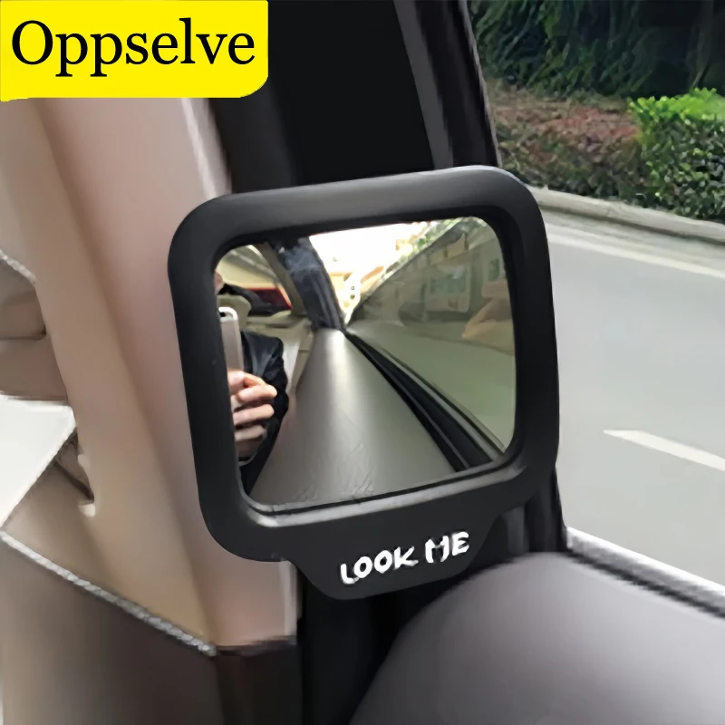 Mini espejo retrovisor trasero ajustable para coche, espejo Exterior multiángulo, línea de estacionamiento, espejos auxiliares, accesorios para coche