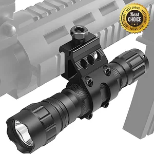 Quick Release Offset Lantern Mount, Picatinny Rail, 45 degrees of sight, gun hunt, Airsoft Accessories, 20mm, 25.4 millimeters 10 Main Sales Trail Picatinny 20mm - №2