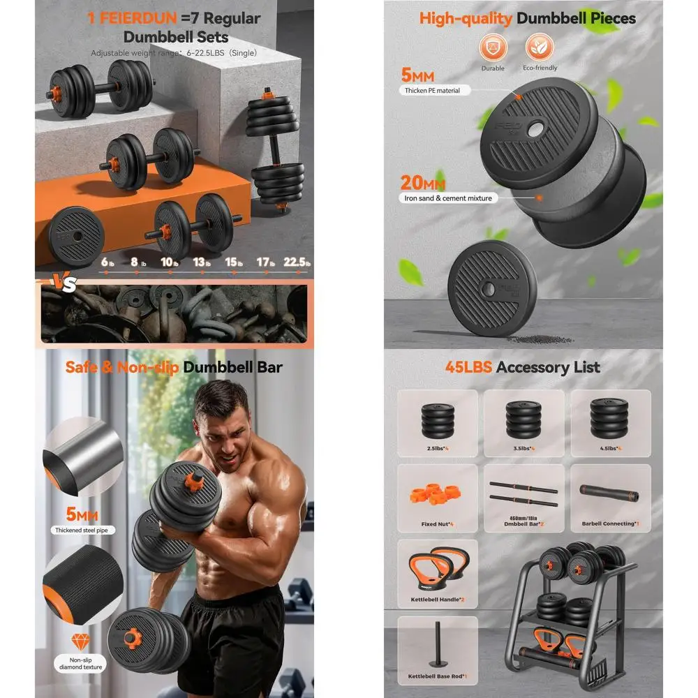 Adjustable Dumbbell…