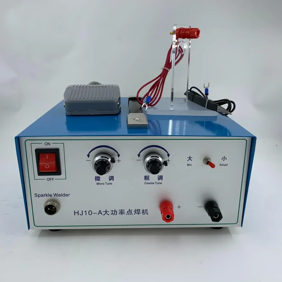 High Power 100A Spot Welding Machine Handheld Small electric sparkle Welder Jewelry Coil Bracelet Interface Soldering Tool