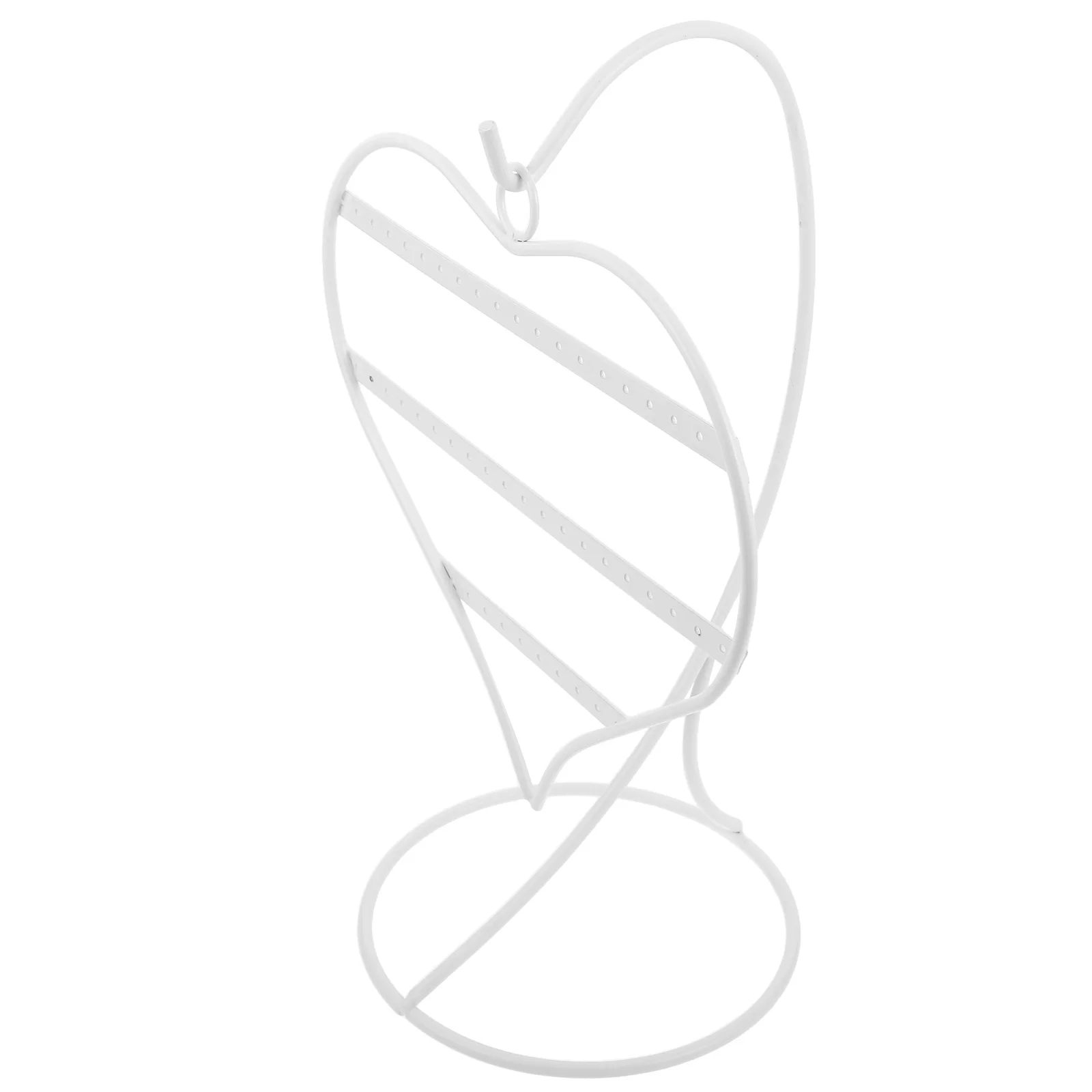 

Металлическая подставка для ювелирных изделий в форме сердца, железный художественный органайзер для сережек, стойка для розничной торговли, деловые серьги-гвоздики, держатель для подвески