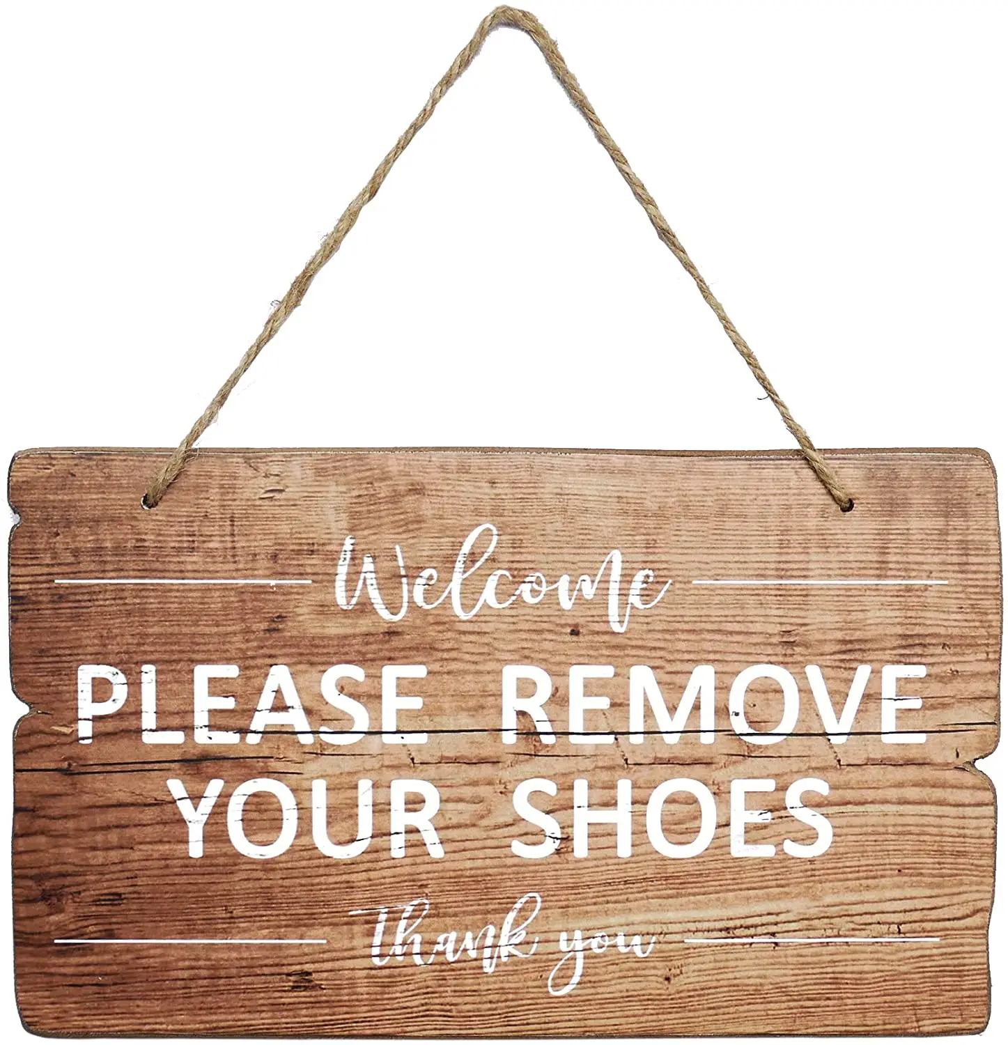 Please Remove Your Shoes Sign Wooden Shoes Off Sign Decorative Take Off Shoes Sign No Shoes Wall Polite Sign Hanging for Front