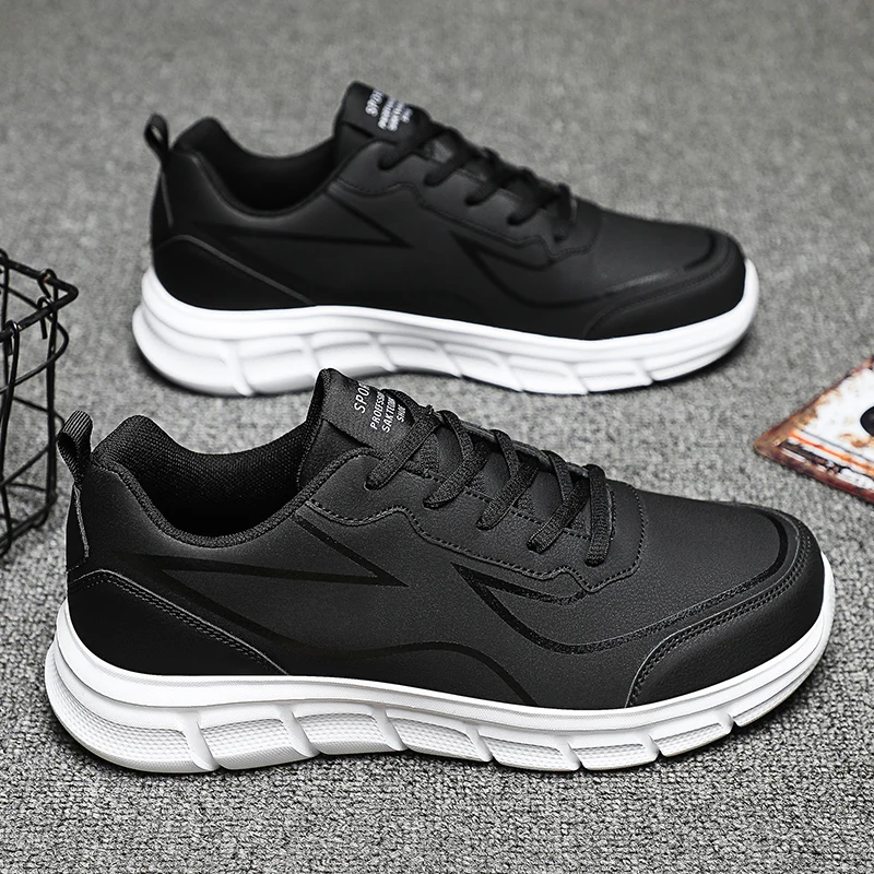 Men Casual Sports Shoes Anti-skid Durable Running Tennis Trainers Man Fashion Casual Men's Autumn Waterproof Sneakers - view 3