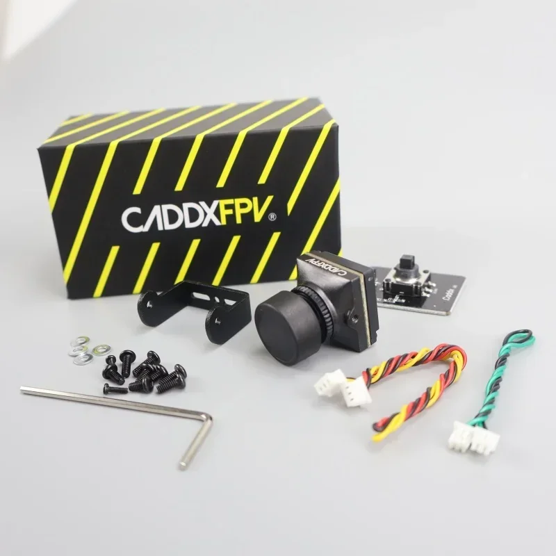 

Caddx Ratel 2 Black V2 FPV камера Ratel2 Объектив 2,1 мм 16:9/4:3 NTSC/PAL Переключаемый со сменным объективом Micro FPV Camera Drone