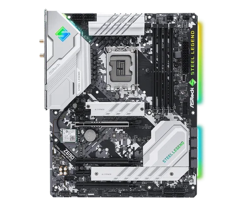 Imagen 2 del producto Placa base ASRock Z690 Steel Legend WiFi 6E Z690 LGA1700 Z690 DDR4 128G M.2 compatible con cpu 14900F 14700 13400 12400