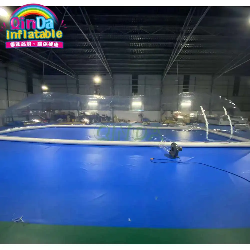 قبة حمام سباحة قابلة للنفخ جديدة لعام 2020 للبيع/خيمة قبة شفافة قابلة للنفخ للبيع #3