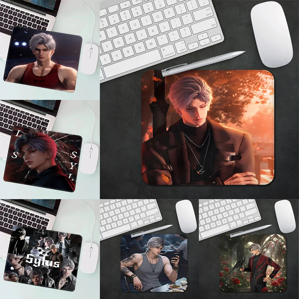 Sylus love and deepspace chibi Gaming Mouse Pad XS Small Mousepad For PC Gamer Desktop Decoration Office Mouse Mat Deskmat Rug