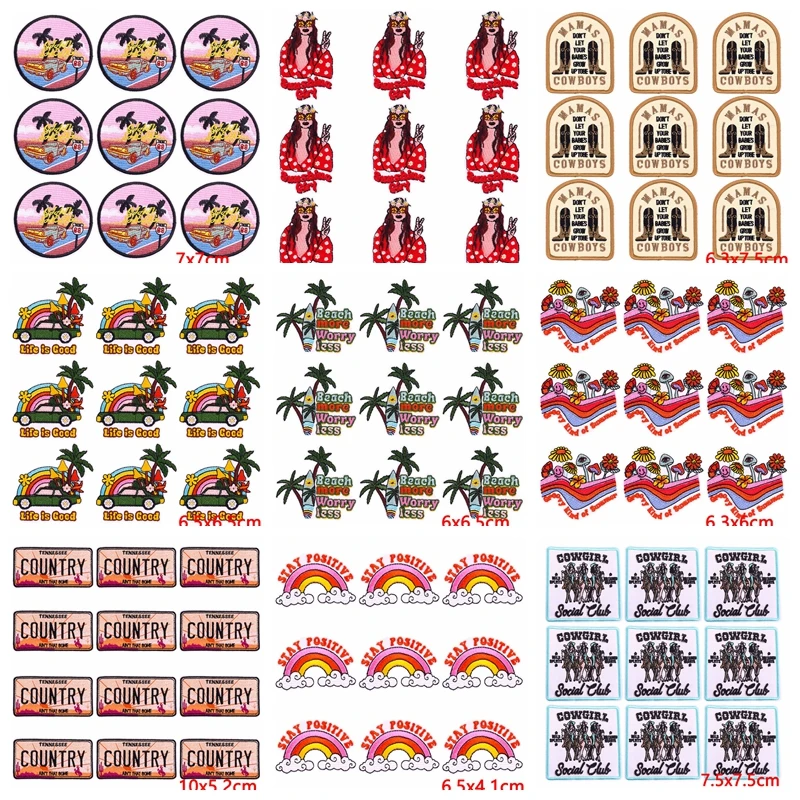 10 шт./партия, нашивки для одежды