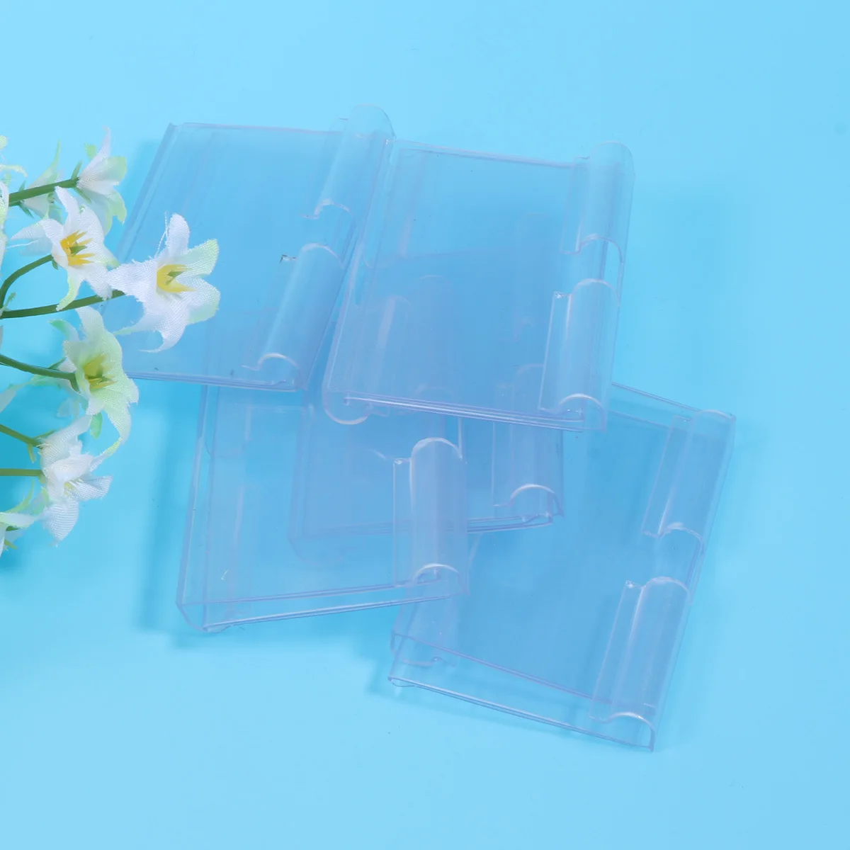 

50Pcs Price Tags Premium Clear Plastic 40x60mm Clip-on for Supermarket Retail Store Mall Shop Display Plastic Price Tag