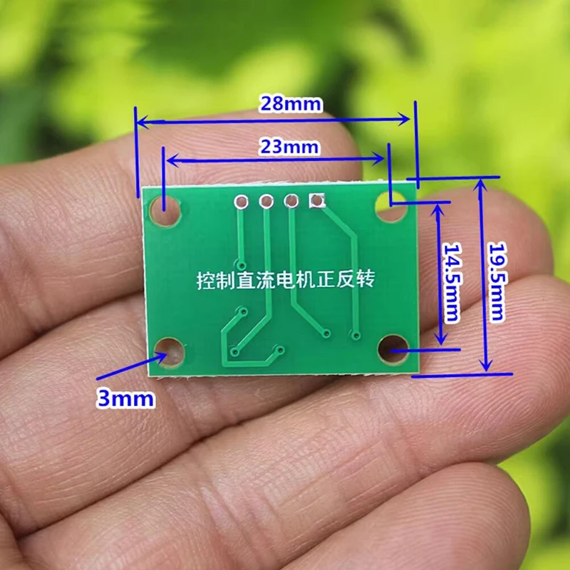 1PC DIY moduł sterownika zdalnego sterowania zabawki 3-10V 800mA dwukierunkowy przewód moduł sterujący silnik CW/CCW moduł przełącznika sterowania