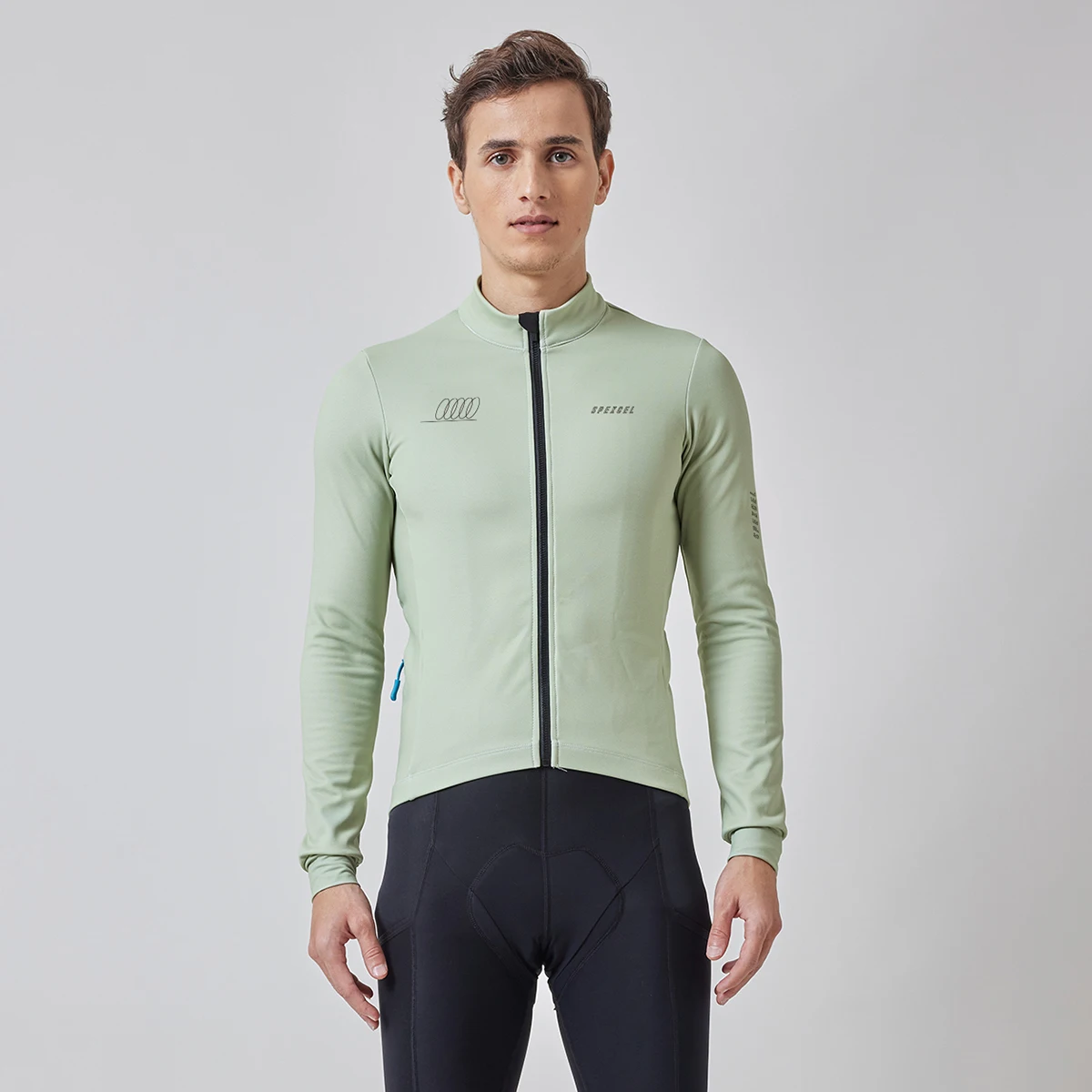 SPEXCEL 2022 New Classic Winter Thermal fleece cycling jerseys Newest fabric with a zipper pocket cycling Top Wear men