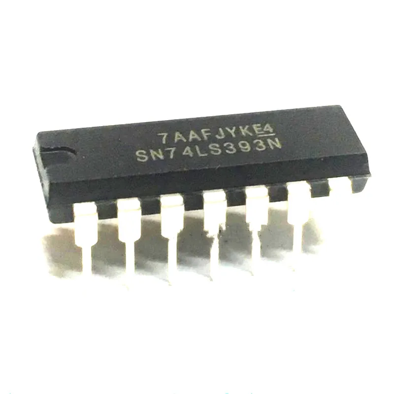 10PCS/LOT NEW SN74LS393N 74LS393 DIP-14 Binary Counter / Divider In Stock