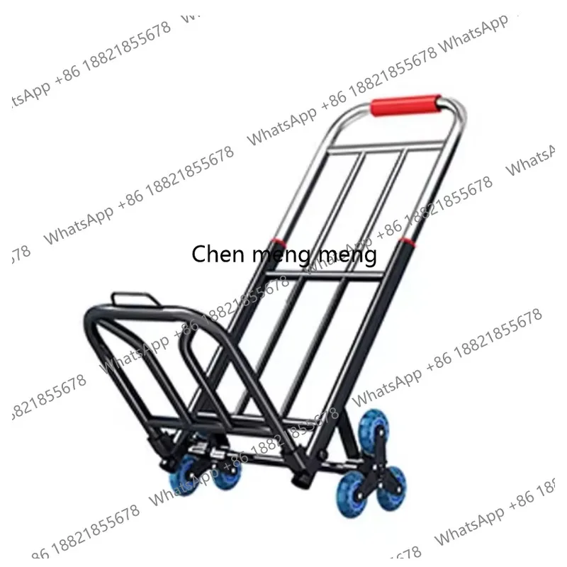 

Multi Function Push Cart Lightweight Aluminum Design Collapsible For Grocery Shopping Campus Use