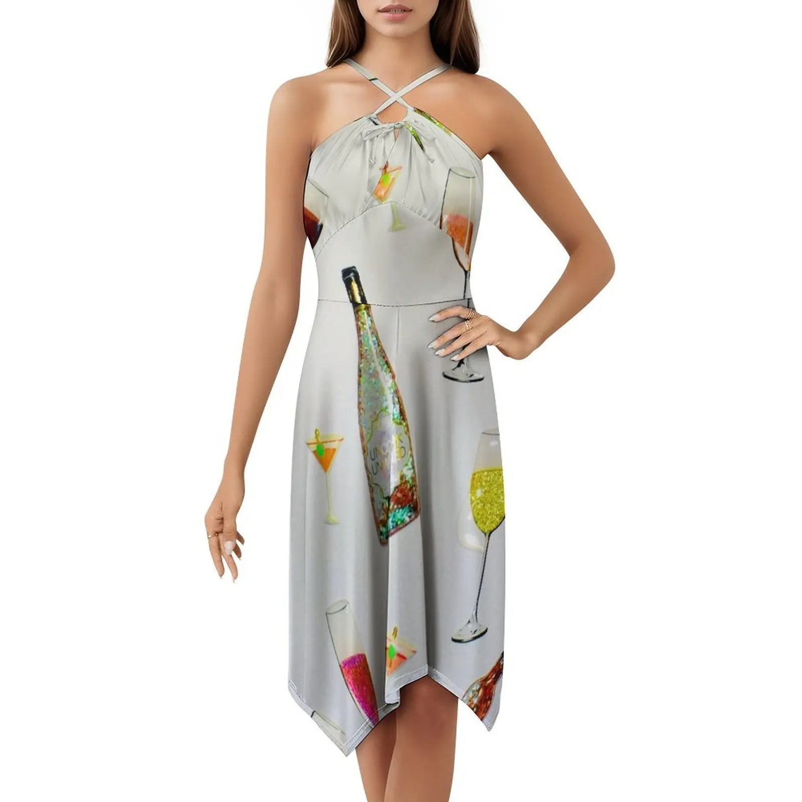 احصل على فستان بوهيمي عتيق لحفلات الكوكتيل بأكمام منتفخة أو خيارات بدون أكمام للنساء، لديك فستان كوكتيل لشرب البيرة والنبيذ