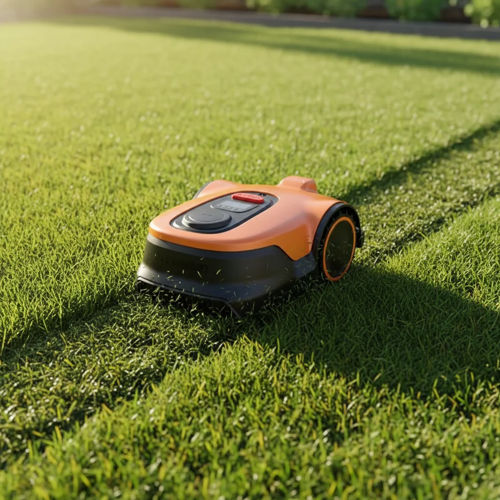 

Умный беспроводной робот-газонокосилка с зарядным устройством: интеллектуальный и эффективный