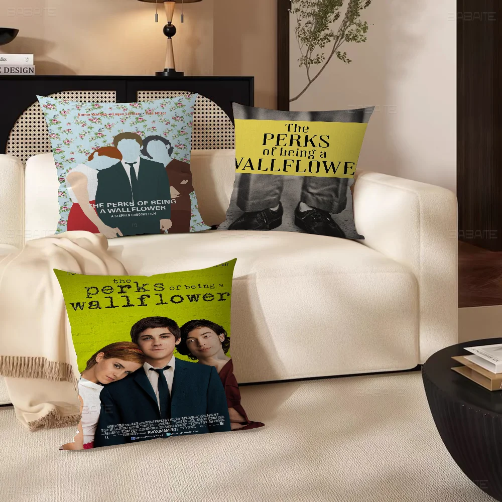 The Perks Of Being A Wallflower Movie Cushion Cover Car Throw Pillow Case For Sofa Car Christmas Gift 40x40cm 45x45cm