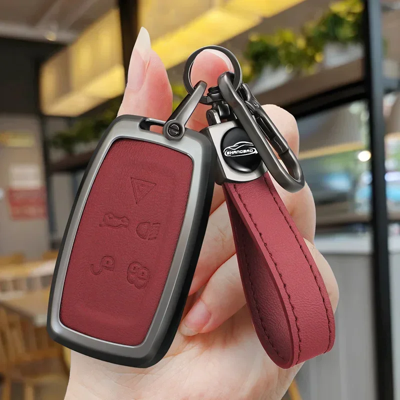 

Zinc Alloy Car Key Case For Land Rover Defender Remote Control Protector For Land Rover DEFENDER Logo Key Cover Auto Accessories