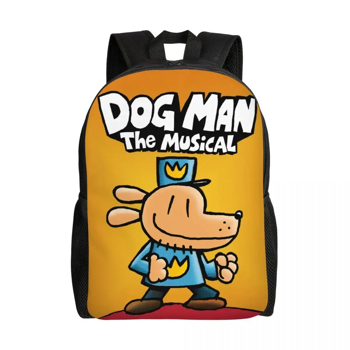 กระเป๋าเป้การ์ตูนลายมังงะสุนัขตลกๆ สำหรับผู้หญิงและผู้ชาย กระเป๋าหนังสือแบบพื้นฐานสำหรับนักเรียนนักศึกษา