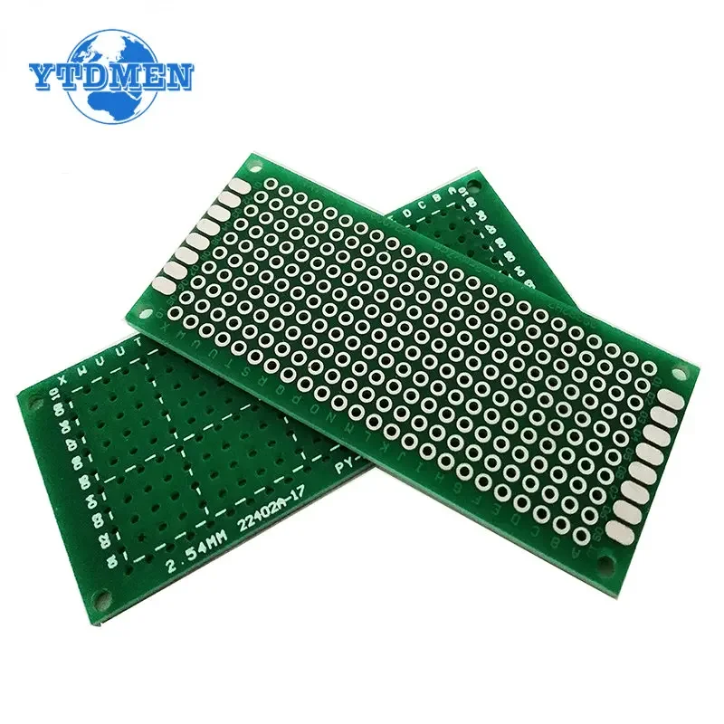 10pcs Prototype PCB Board Single Side Protoboard Green 2x8CM 4x6CM 5x7CM 6x8CM 7x9CM 8x12CM Diy Universal Breadboard