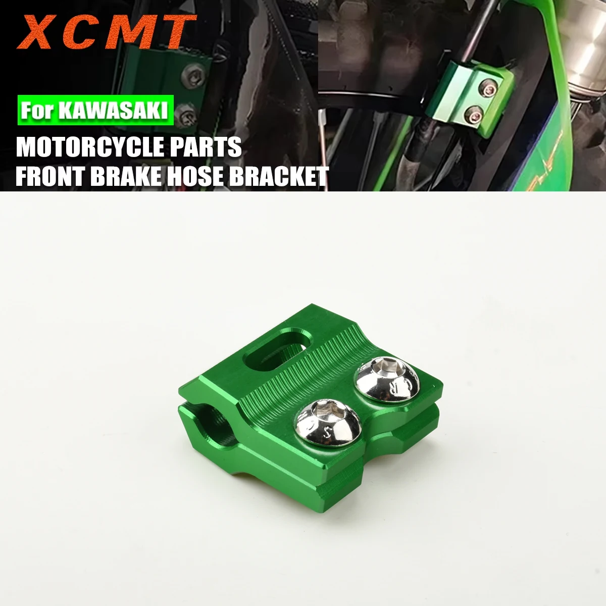 Motorcycle For KAWASAKI 250F 450F 250X 450X KLX 125 150BF 450 KX 65-450 1989 1992 2000 2004-2023 CNC Front Oil Pipe Fixing Clip