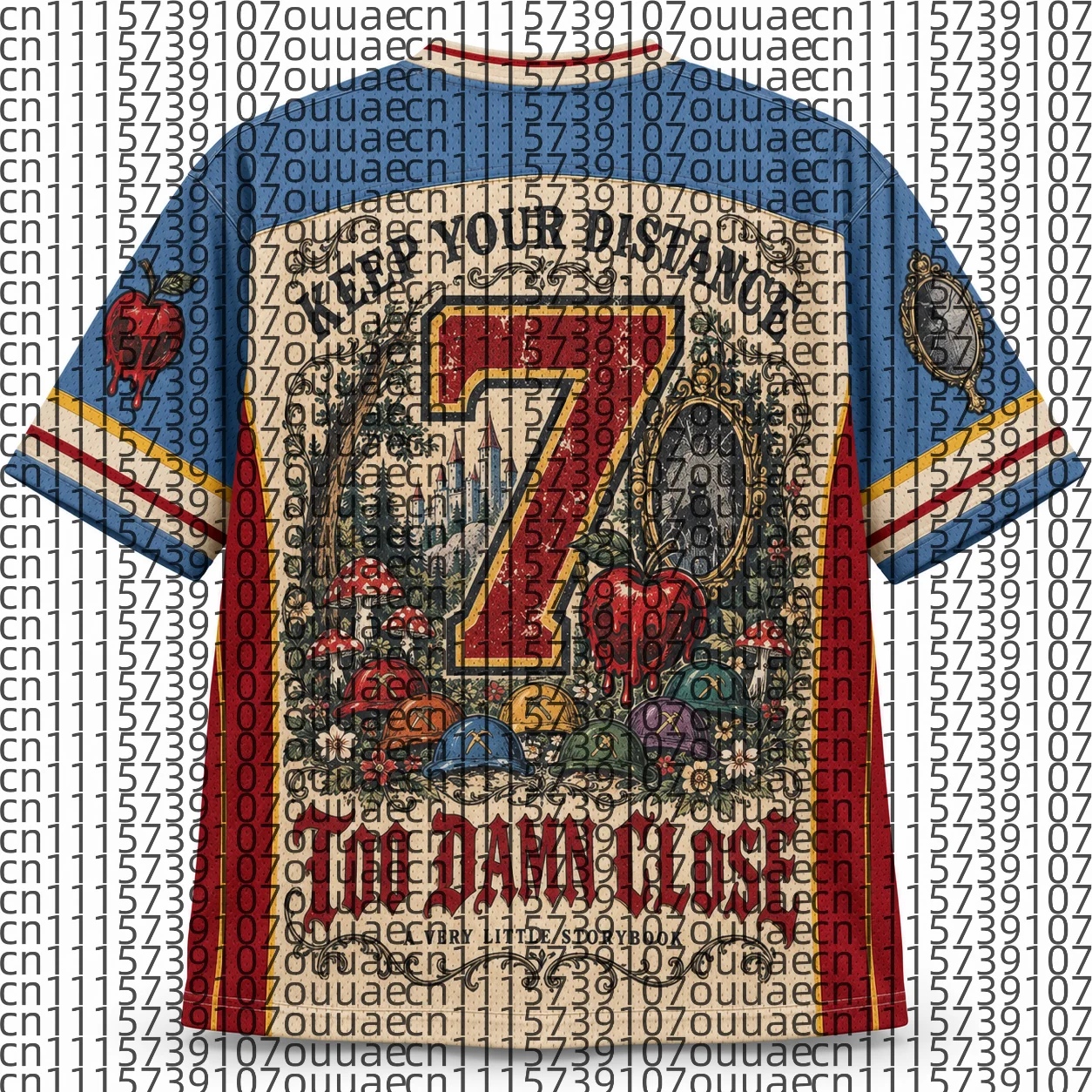 2026 Popular 80s Themed Sports Fashion Short Sleeved V-neck Mesh Streetwear Retro Band Movie Game Fan Gift T-shirt