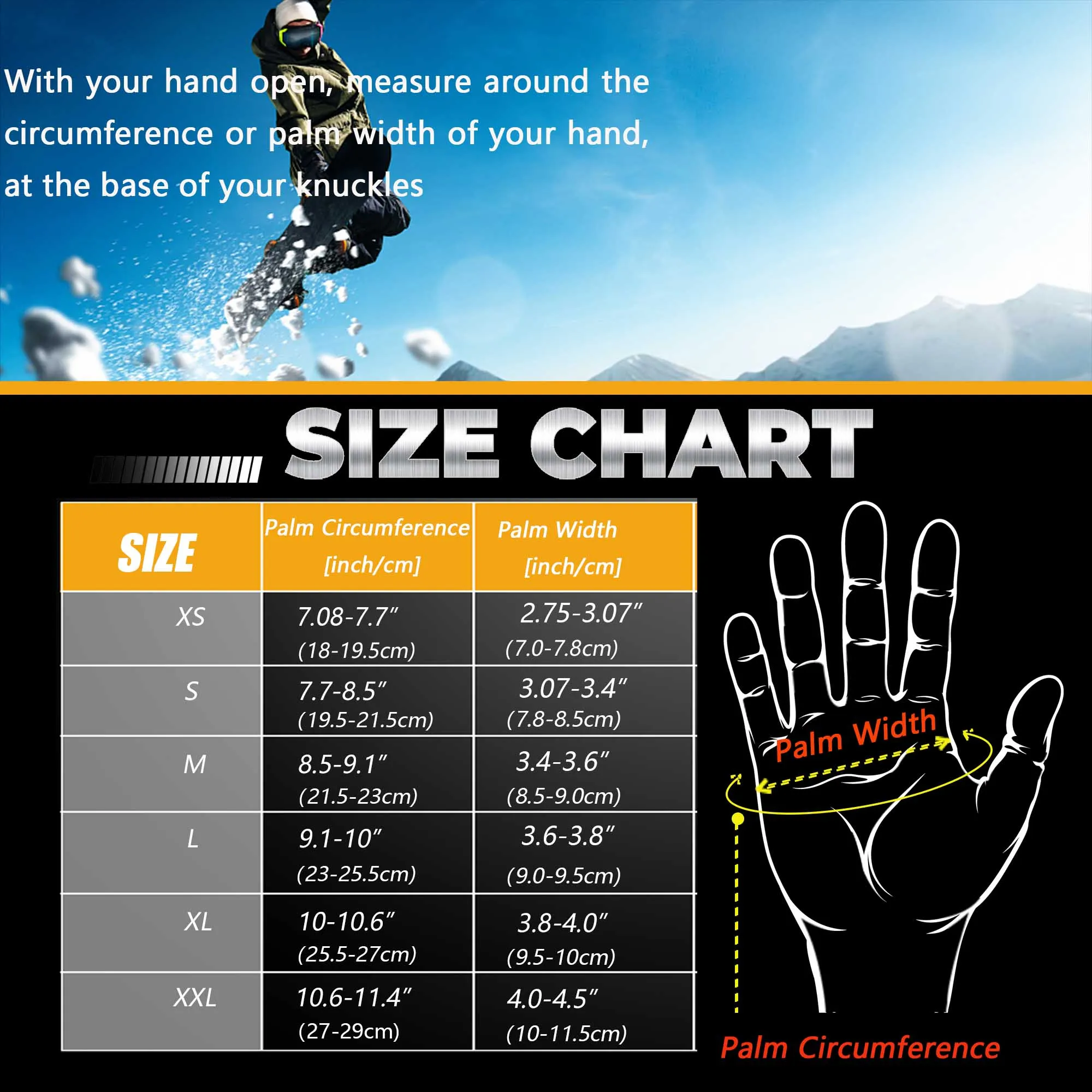 Waterproof Winter Ski Gloves 3M Thinsulate Touchscreen Thermal Outdoor Snowboard Gloves Motorcycle Bike Cycling Gloves Men Women