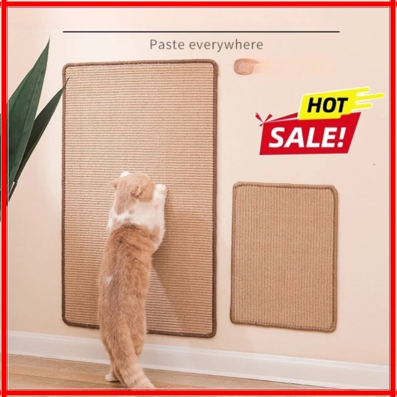 Sturdy Sisal Cat Scratching Board- No Mess, Sofa-Safe Design, Suitable for Exercise and Rest- Perfect Gift for Cats