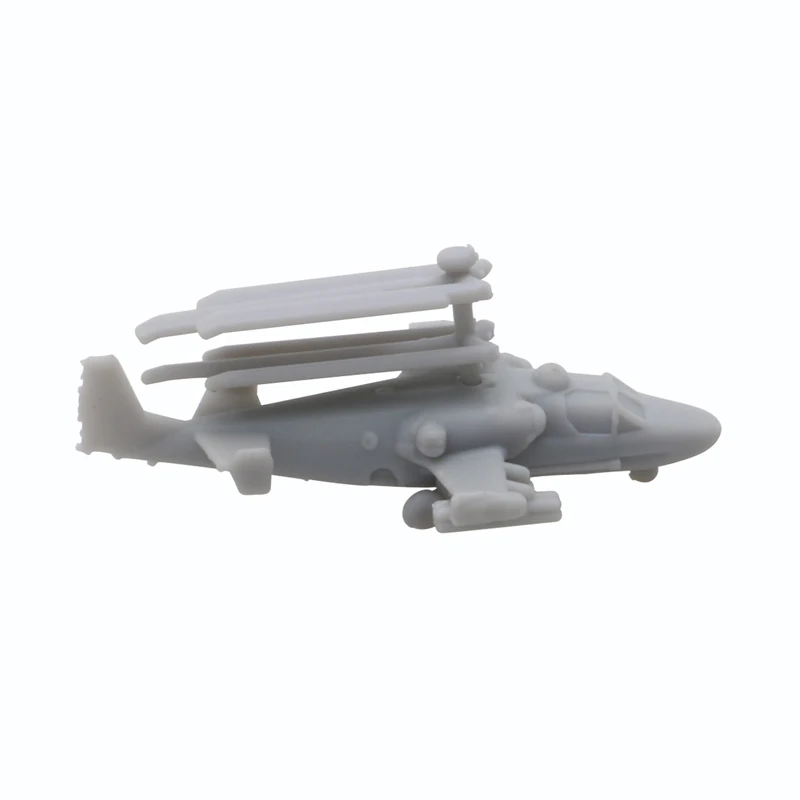 5Sets Model Length 7/23/40.2/46mm Russia Ka-52 Armed Helicopter Folded Wing 1/700 350 Resin Static Aircraft Toys for DIY Display