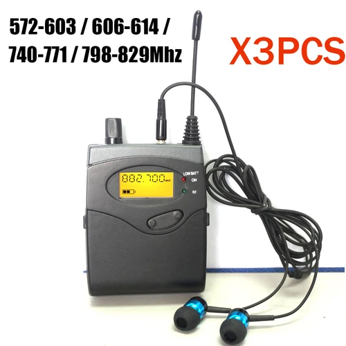 Imagen 1 del producto Leicozic-receptores de Monitor BK2050 SR2050 IEM para sistemas de monitoreo, monitores de oído, Audio de escenario profesional, 3 piezas