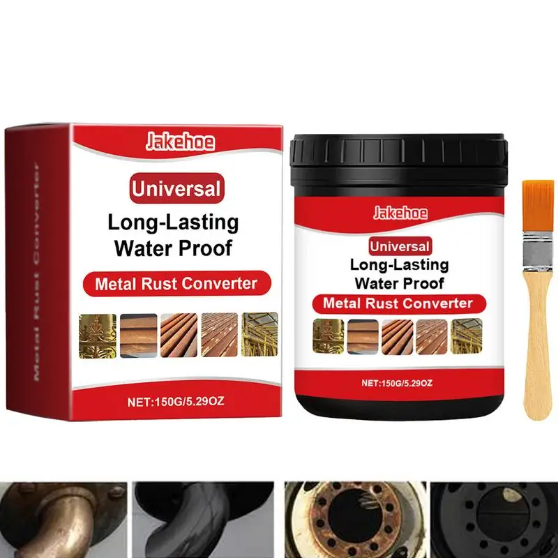 Rust Converter For Metal Rust Repair With Brush Rust Renovator Anti Rust Paint Rust Removal Converter Metal Paint Rust Reformer