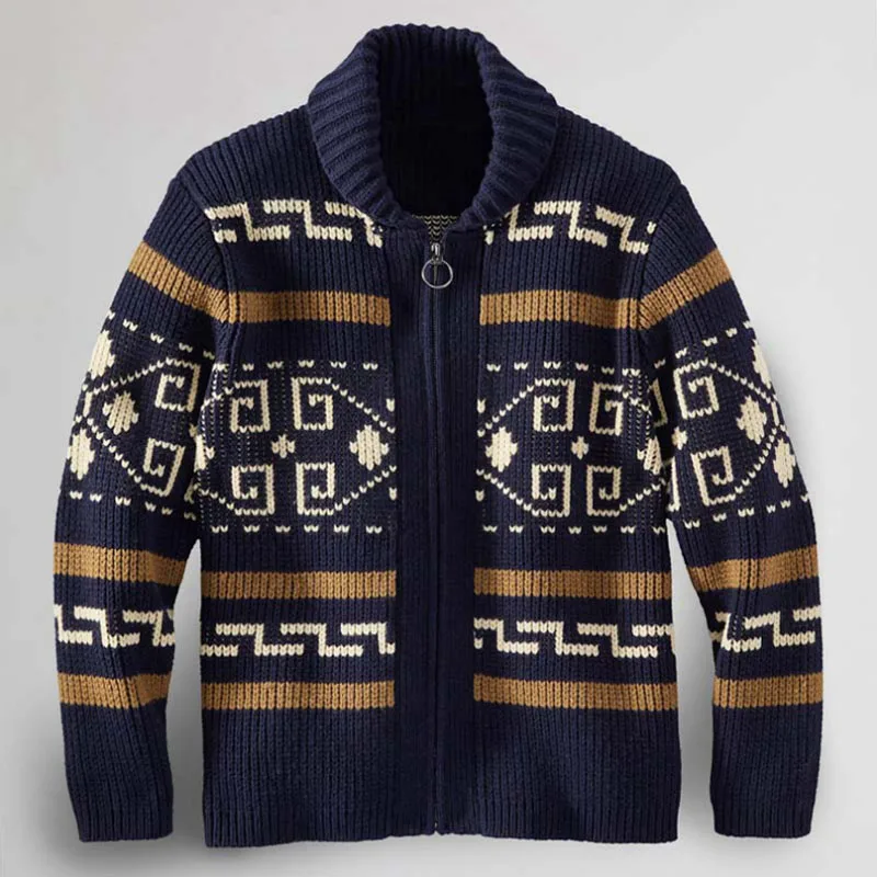 Maglione invernale con cappuccio da uomo 2025 Nuova moda maschile Maglieria Autunno Felpe con cappuccio Cappotti lavorati a maglia Abbigliamento uomo Pullover Maglioni MY282