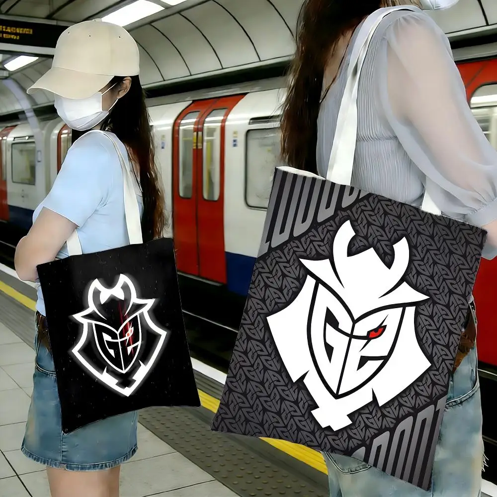 Esports Team G2 Esports Storage Bags Shopping Bags Series Print Bags Lightweight Shoulder Bag For Daily Use